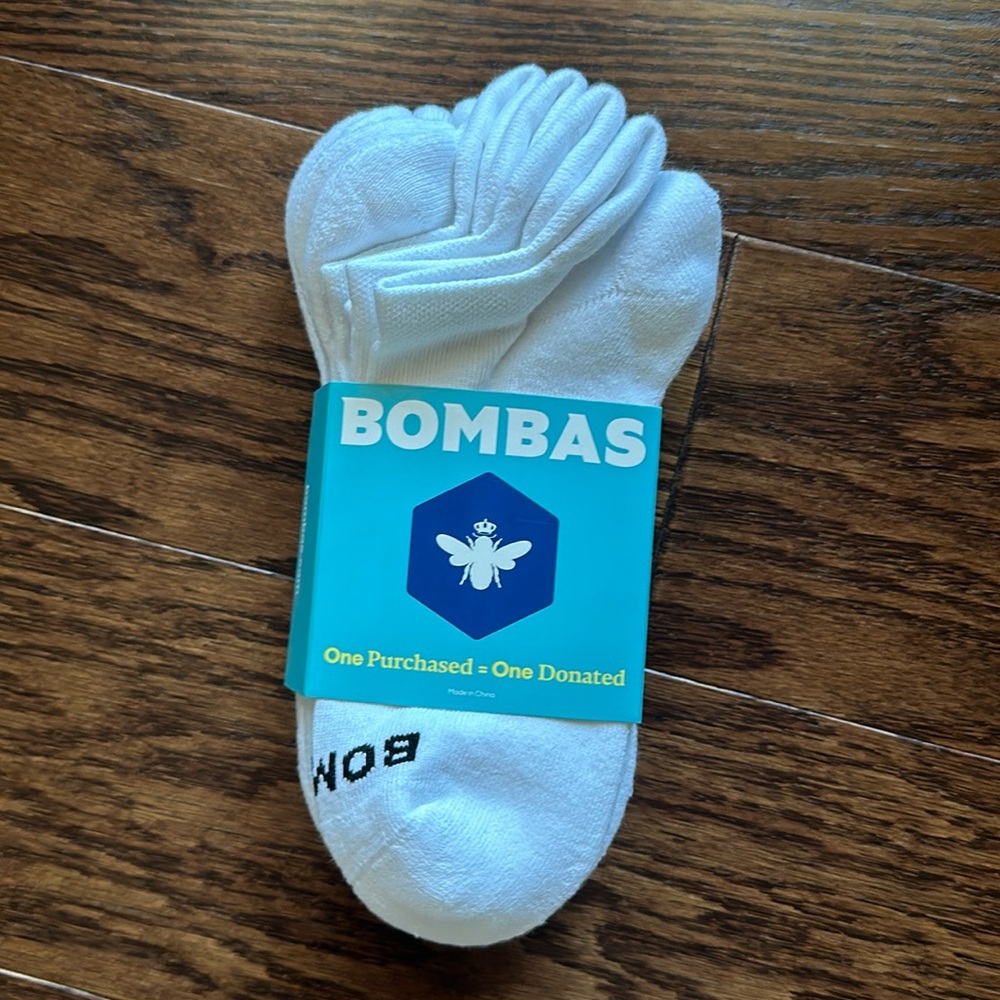 Bombas women midweight ankle socks 4 pack